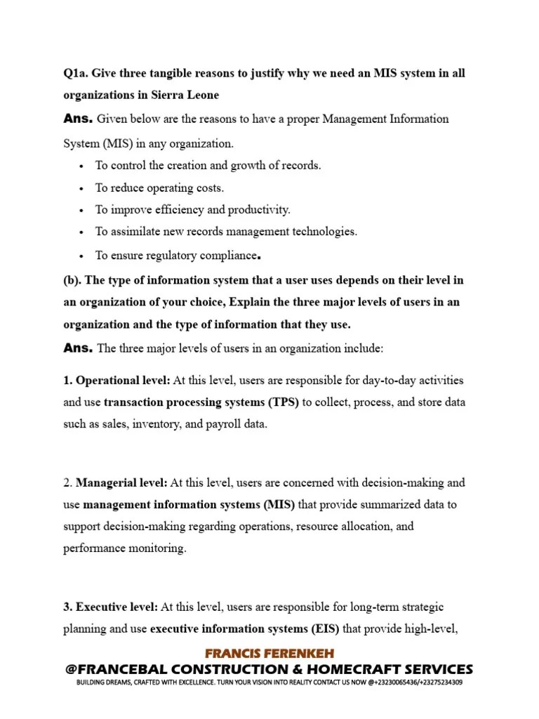 Ict Past Questions And Answers | PDF | System On A Chip | Central ...