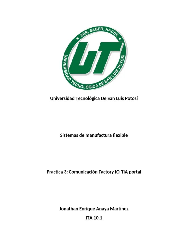 Practica 3 | PDF | Controlador Lógico Programable | Software