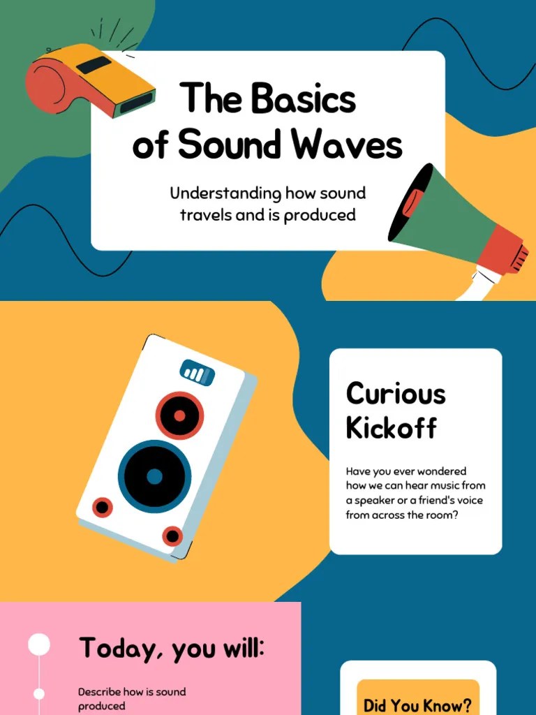 The Basics Of Sound Waves Presentation | PDF | Sound | Pitch (Music)