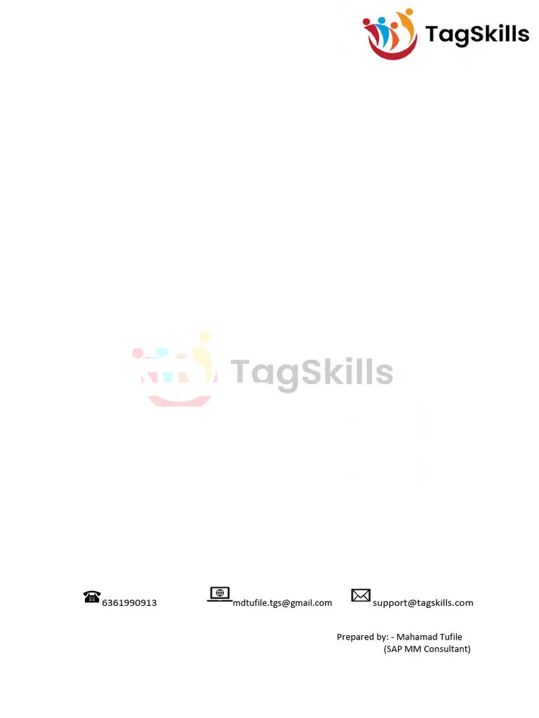 A Simple Pricing Procedure In SAP MM | PDF