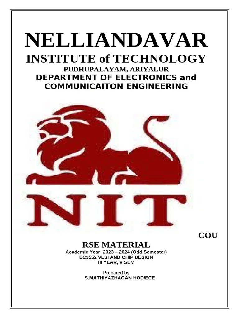 VLSI NOTES | PDF | Mosfet | Field Effect Transistor