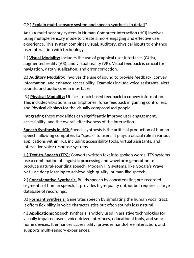 Human Computer Interaction Paper | PDF