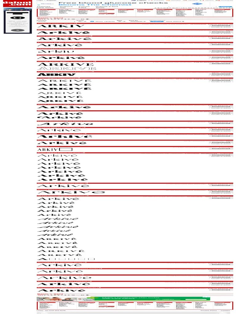 Basic Serif Fonts | PDF
