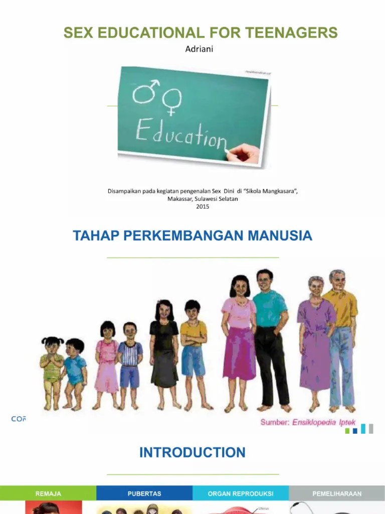 Seks Education, Pengenalan Seks Sejak Dini Pada Anak | PDF