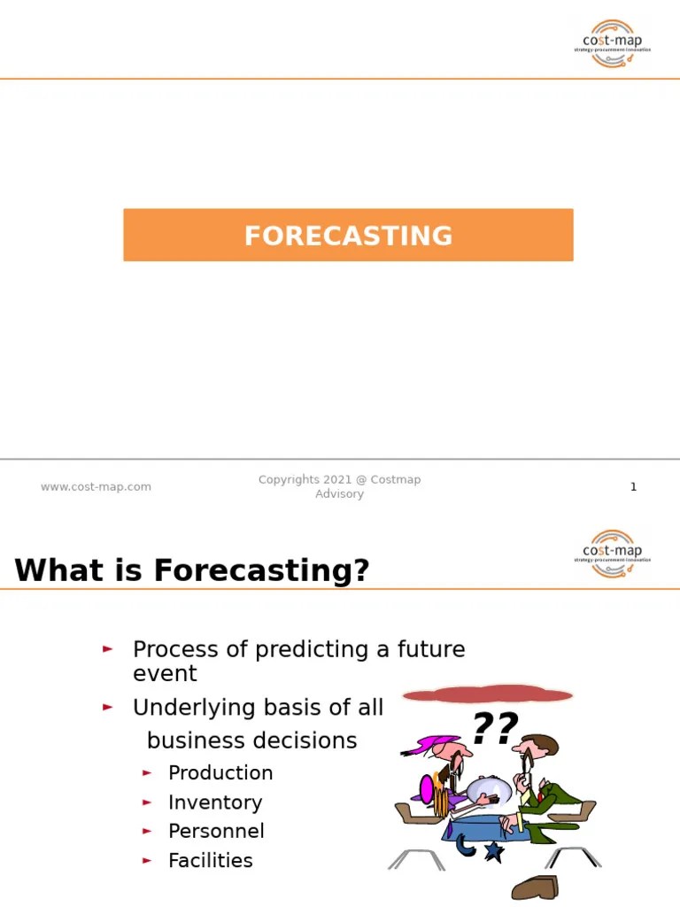 Lecture 3 FORECASTING | PDF
