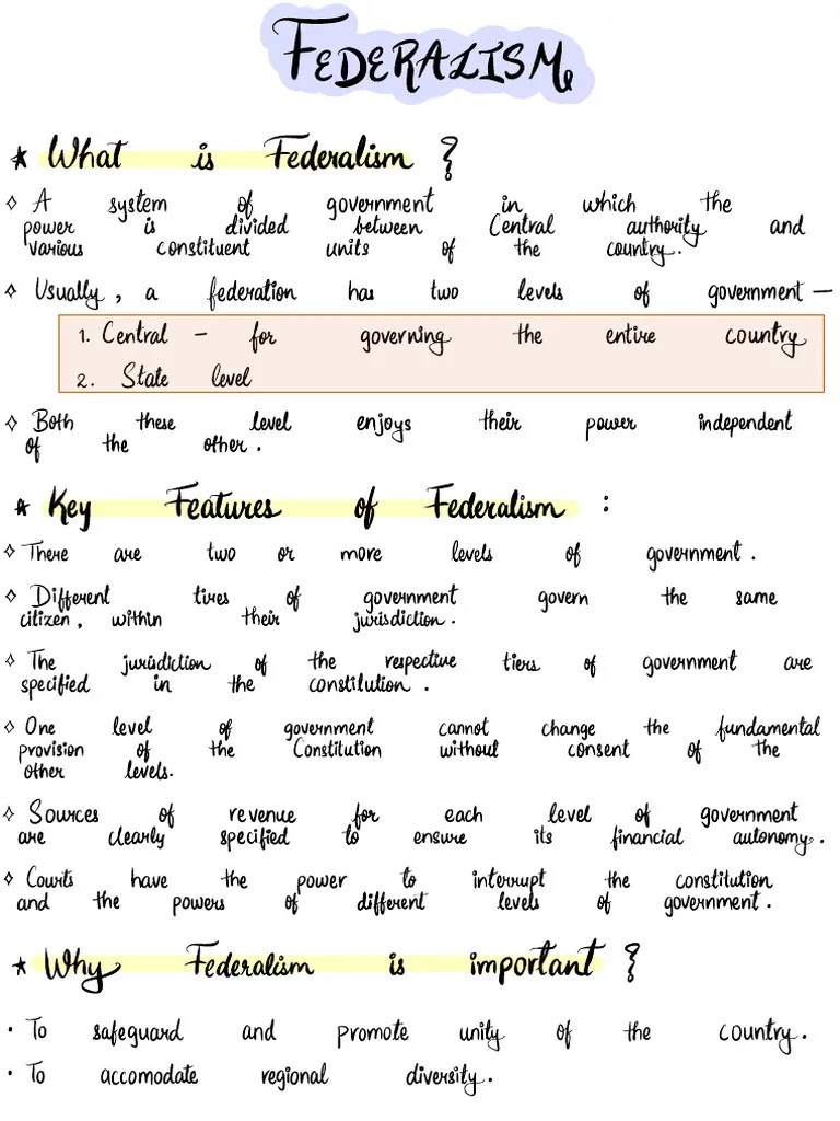 Federalism | PDF