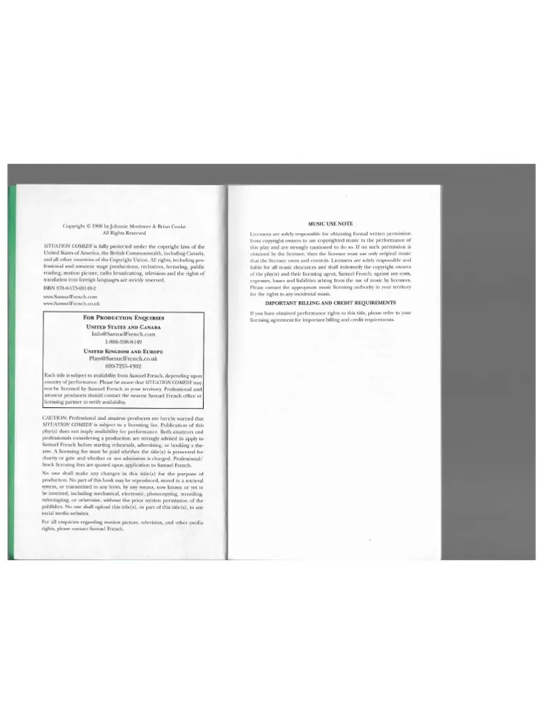 Situation Comedy | PDF