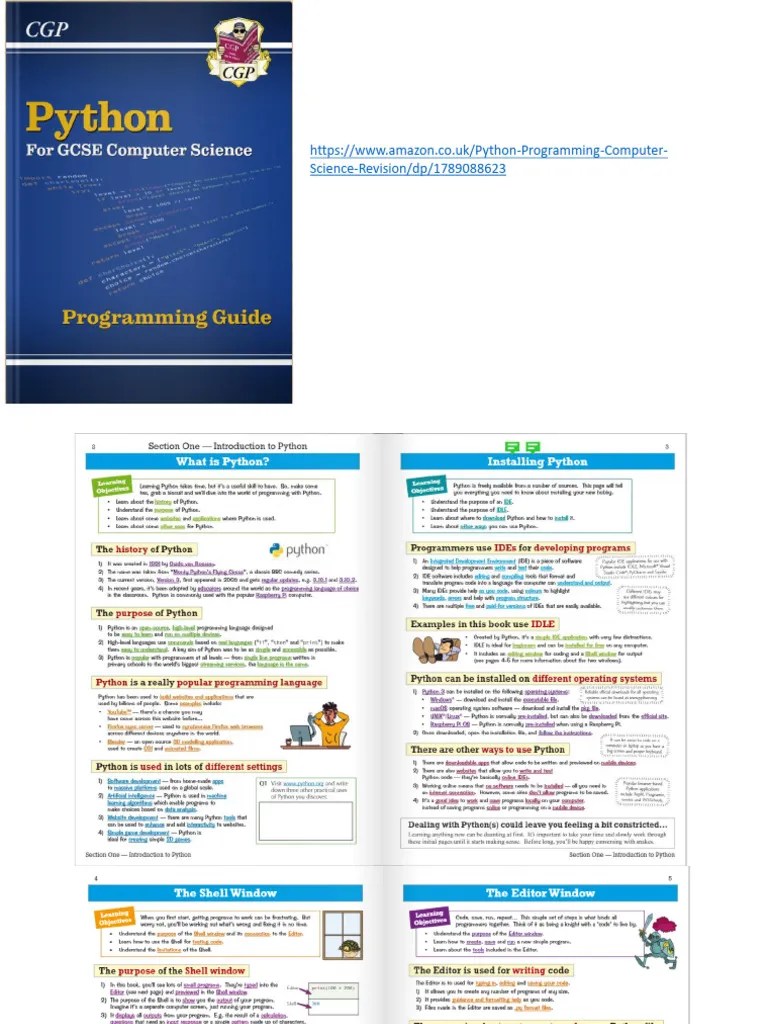 Python Programming Guide-Section 1&2 STUDENT | PDF