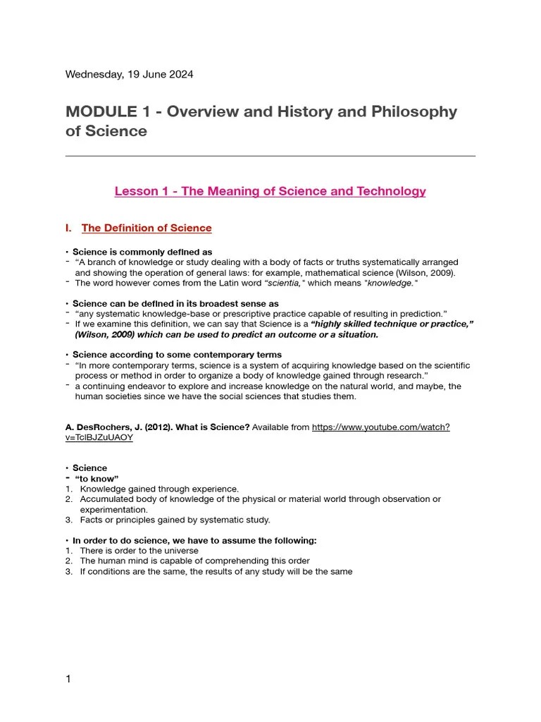 Science, Tech, Society Notes | PDF