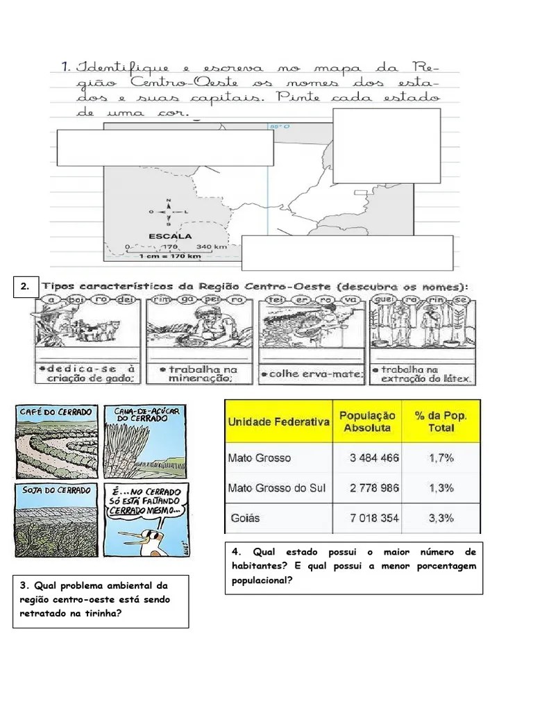 Geografia - Região Centro-Oeste | PDF