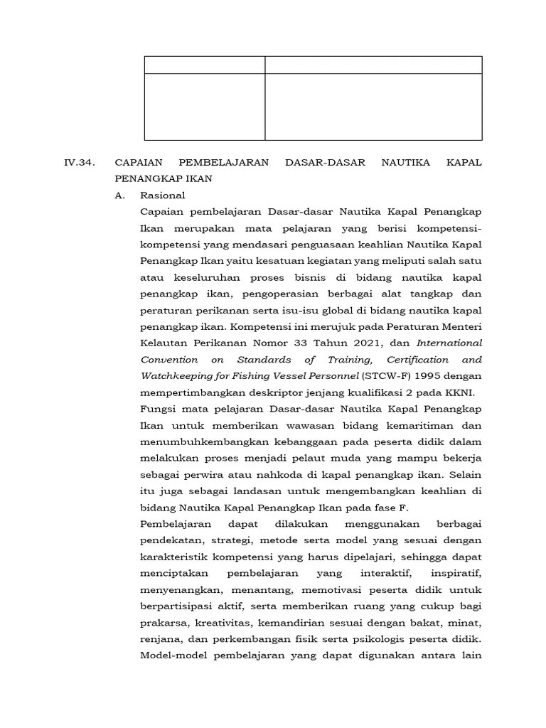 Keputusan Kepala Badan Nomor 032 Tahun 2024 Tentang Capaian Pembelajaran Pada Pendidikan Supm ...