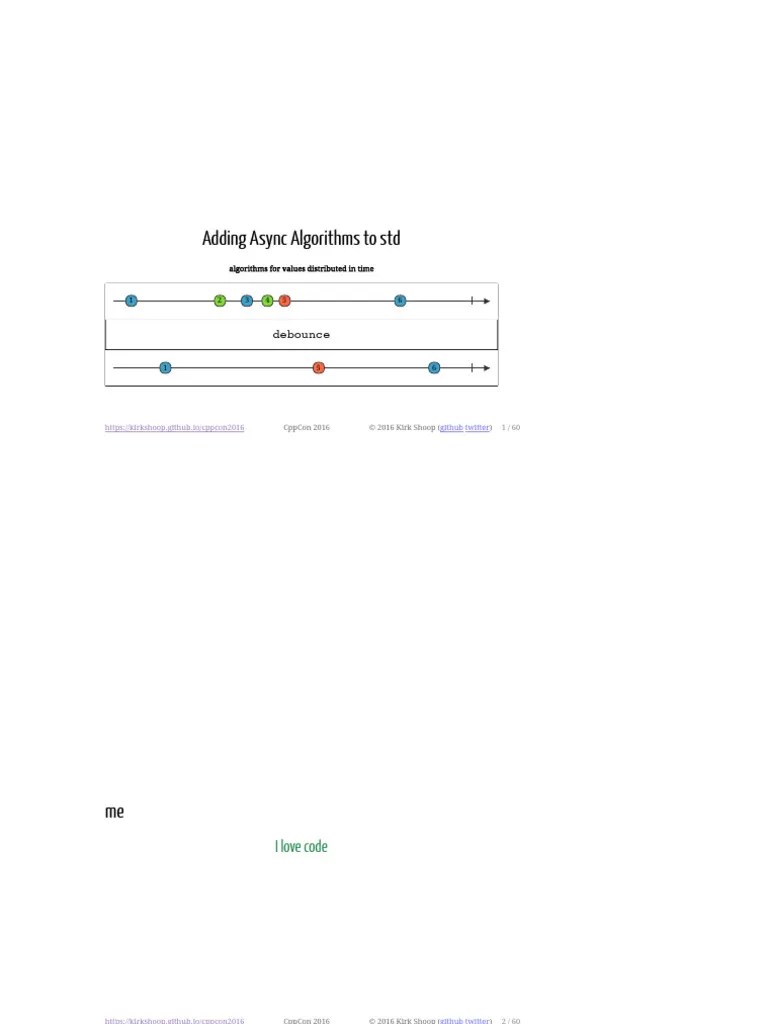 Algorithm Design For Values Distributed In Time - Kirk Shoop - CppCon ...
