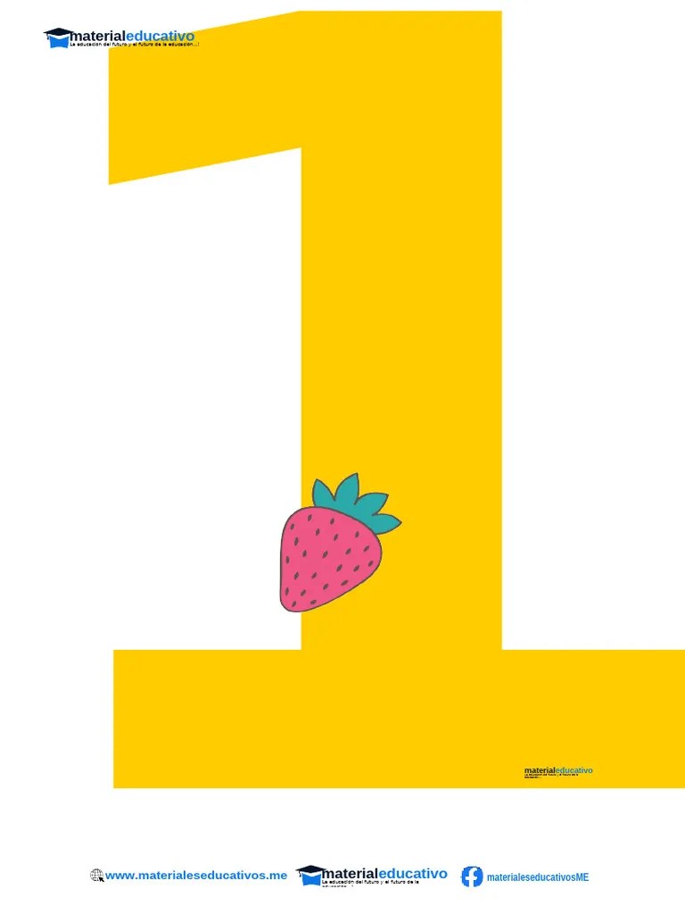 Numeros Del 1 Al 10 Para Decorar El Salon De Clases | PDF