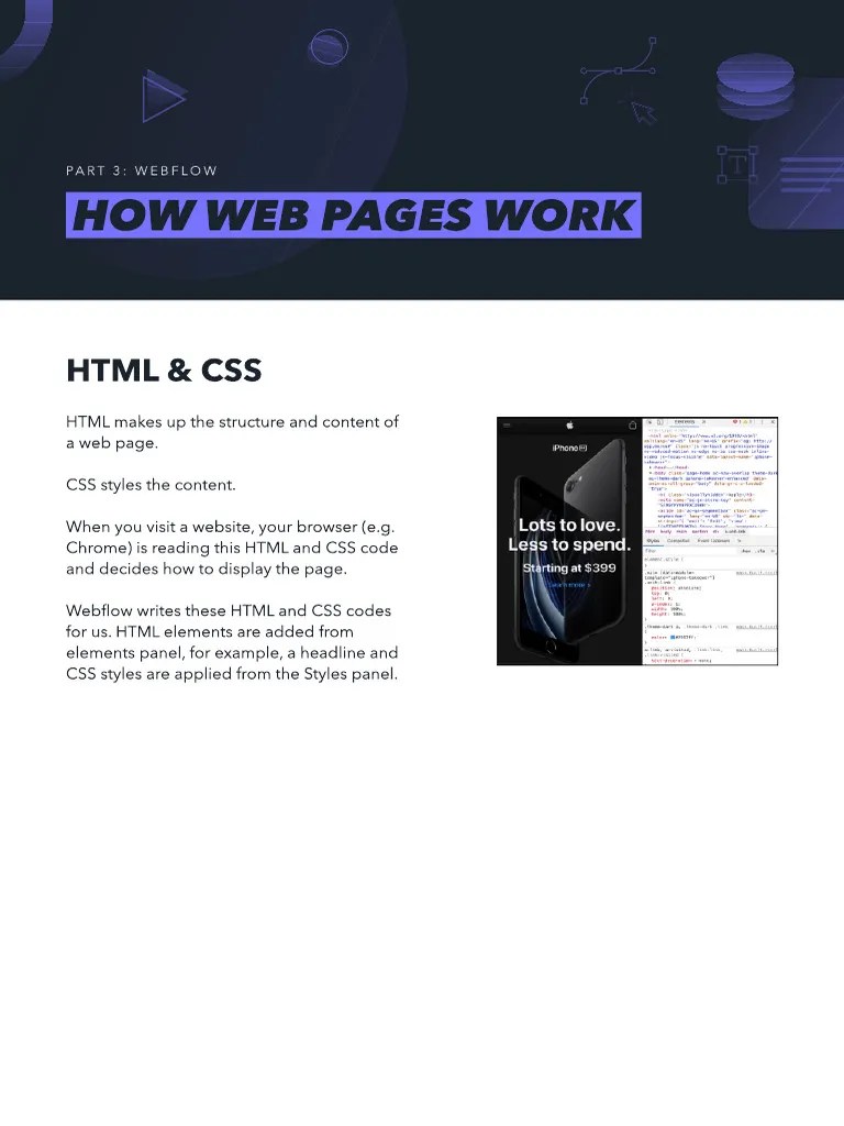 08+Section+Notes+ +How+Web+Pages+Work | PDF