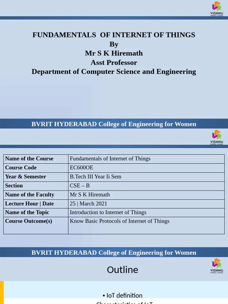 Chapter-1 Intoduction To Iot | PDF
