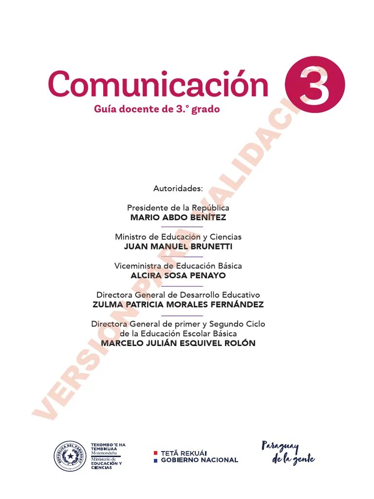 Comunicacion 3grado Guia Didactica Unidad 1-Para Validación | PDF