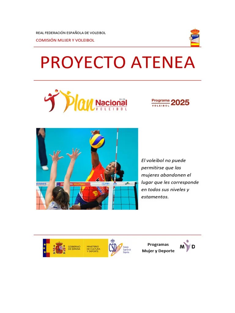 PROYECTO-ATENEA-8-5C-Voleibol | PDF