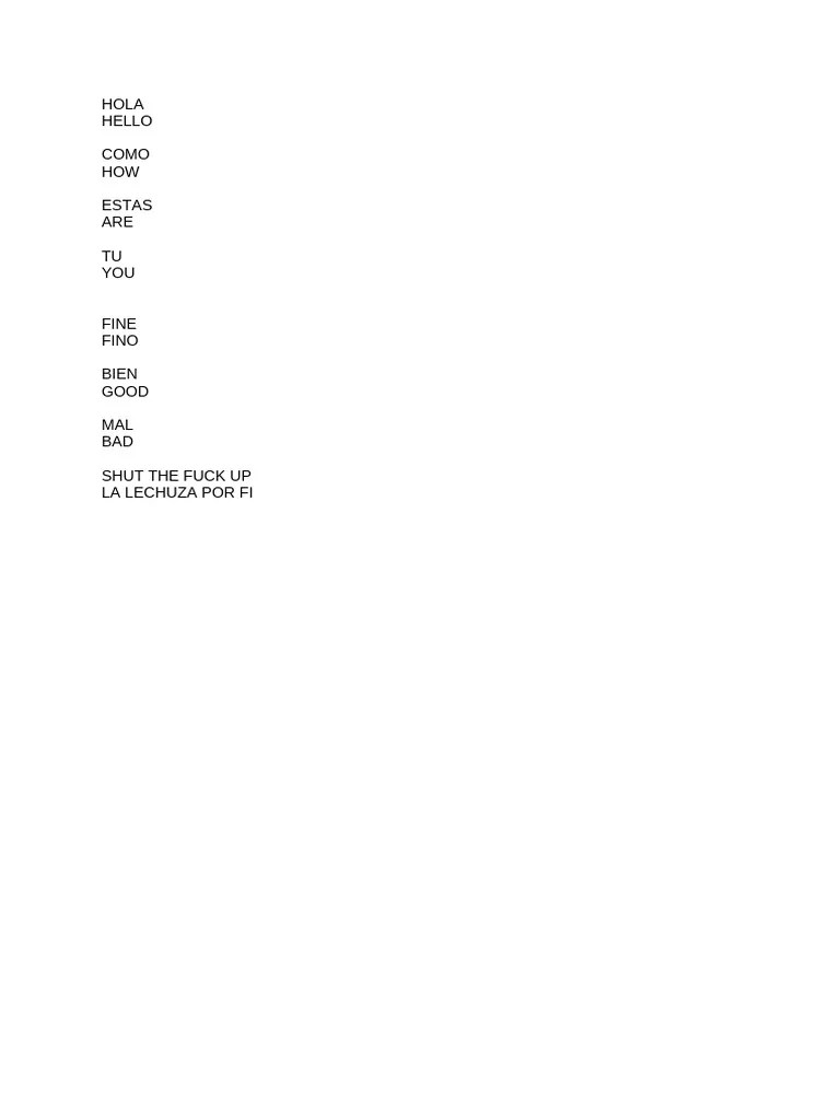 Hello What Is Your Name | PDF
