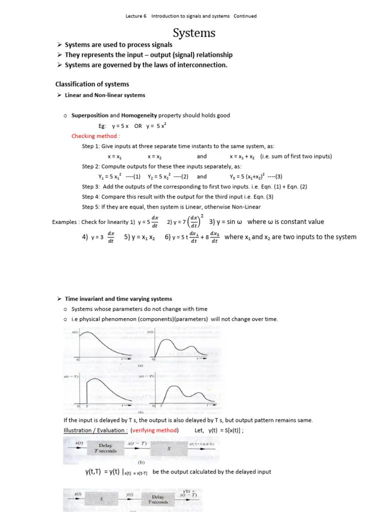 01introduction Lecture6systems | PDF