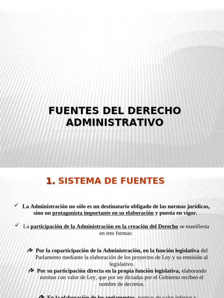Tema 2 Fuentes Del Derecho Administrativo | PDF