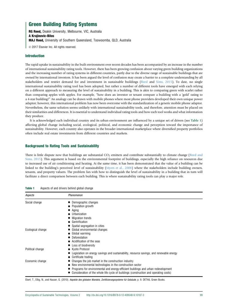 Green Building Rating Systems | PDF