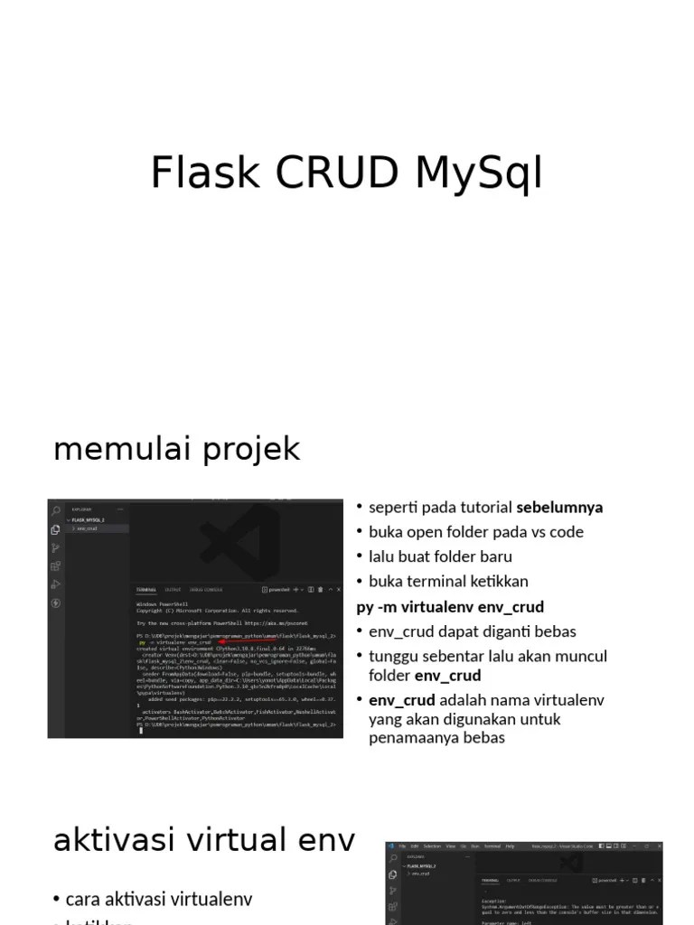 Flask CRUD Mysql | PDF