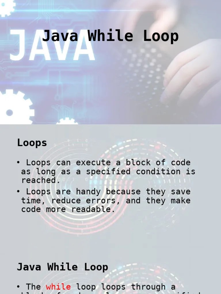 Lesson 2 - Java Loop & Array | PDF