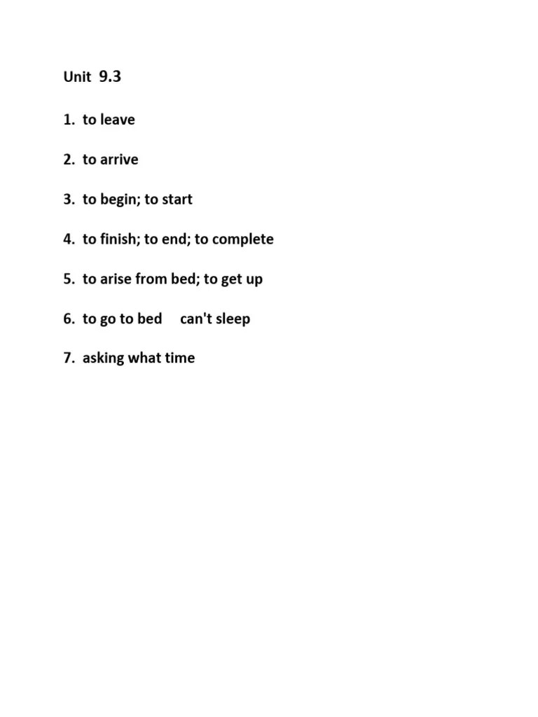 Unit 9 3 Vocabulary Pdf
