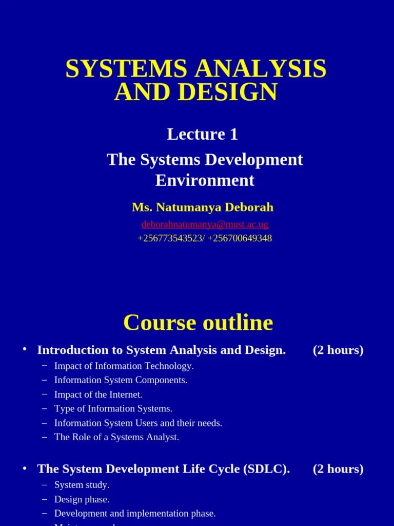 Lecture 1 | PDF | System | Computers