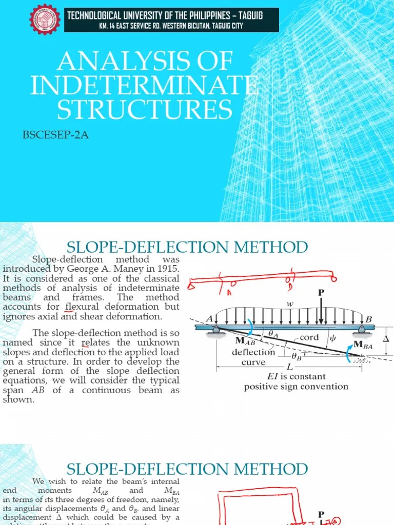 ANALYSIS-OF-INDETERMINATE-STRUCTURES [Autosaved] | PDF