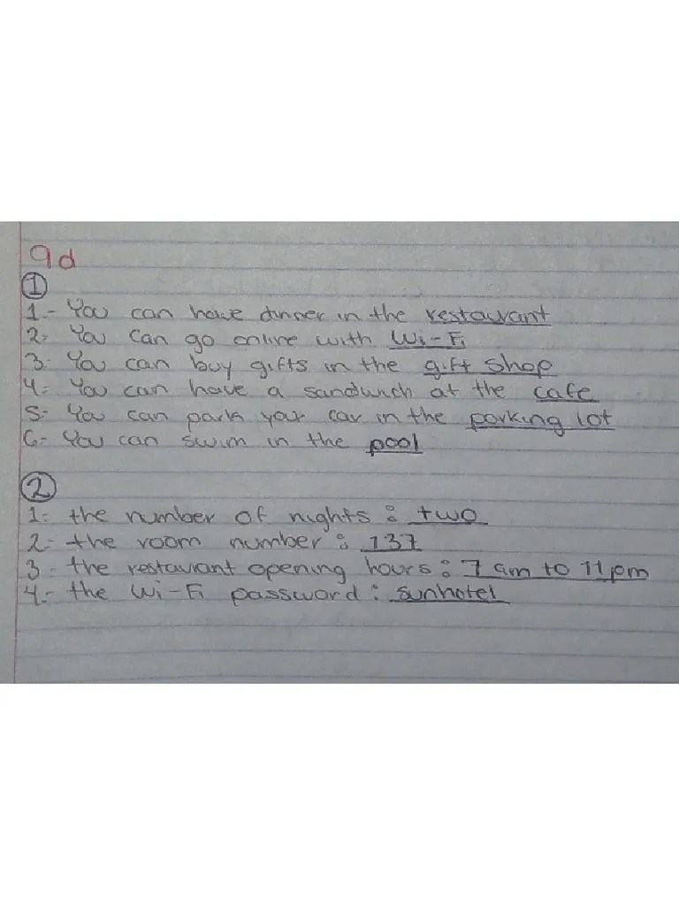 Homework Unit 9 | PDF