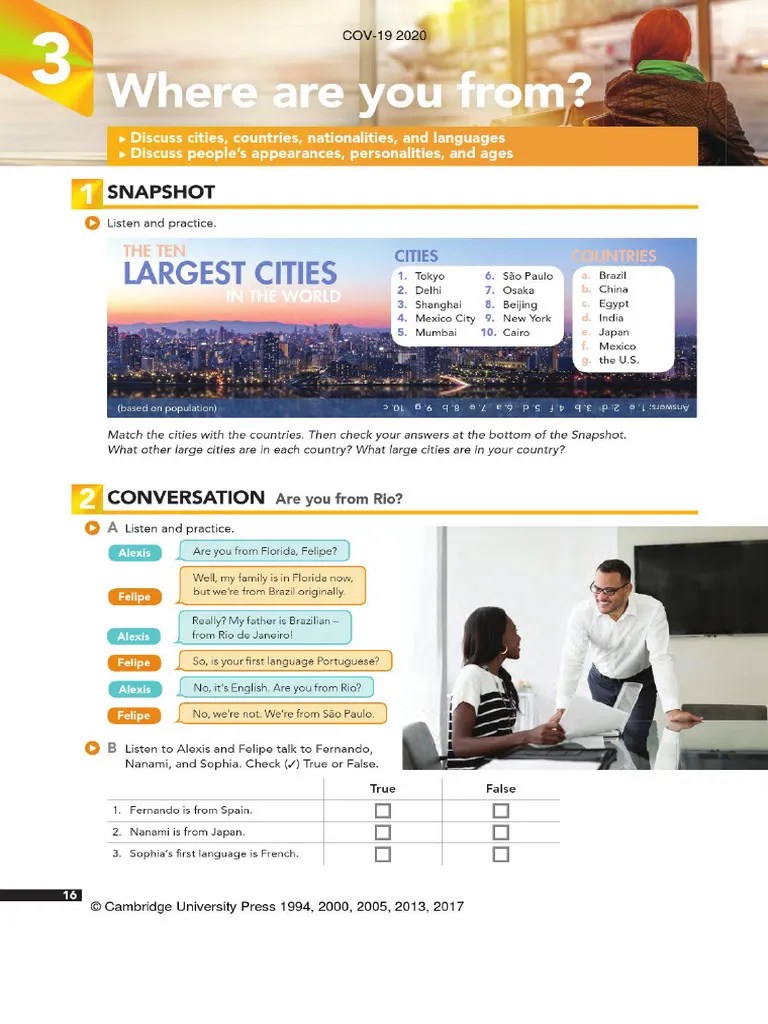 Interchange Intro Unit 3 | PDF