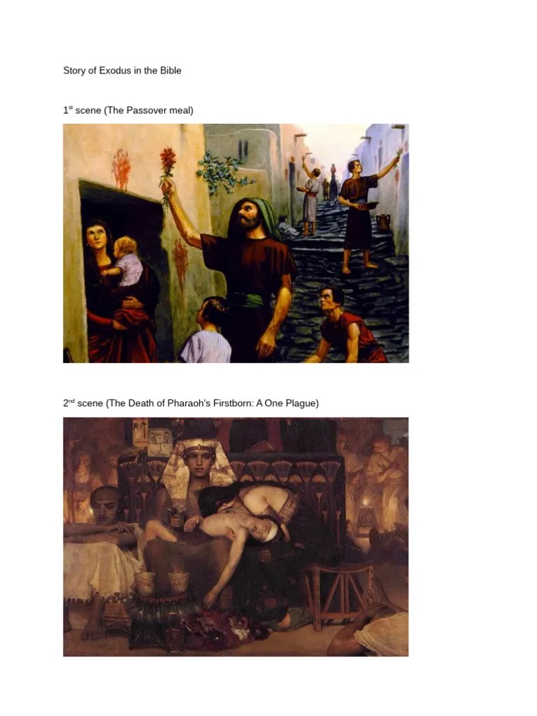 Story Of Exodus In The Bible | PDF