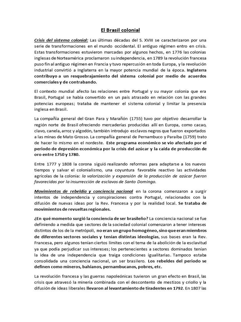 0 Brasil Colonial | PDF