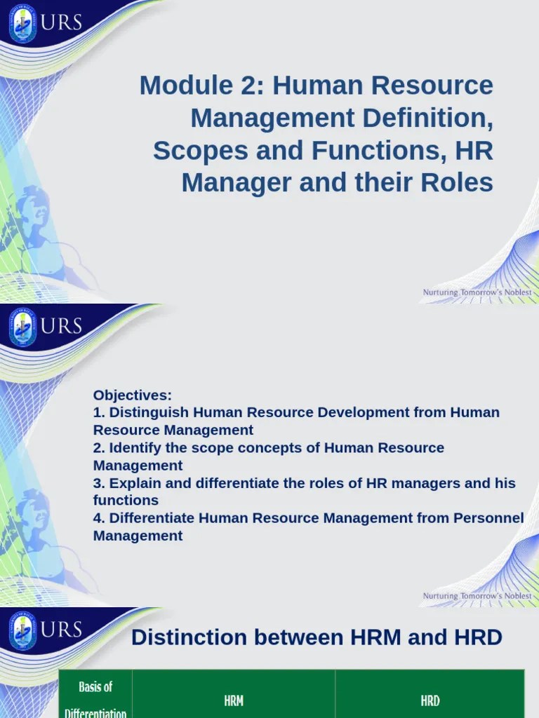 Module 2 Human Resource Management | PDF