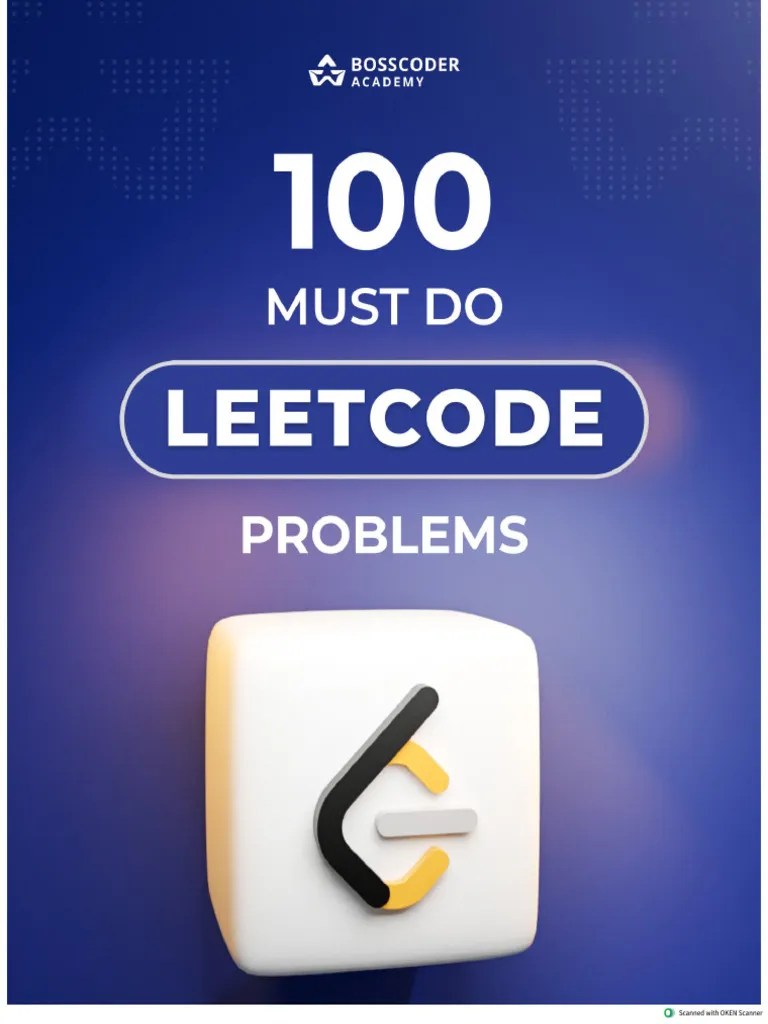 Top 100 Leetcode DSA Questions | PDF