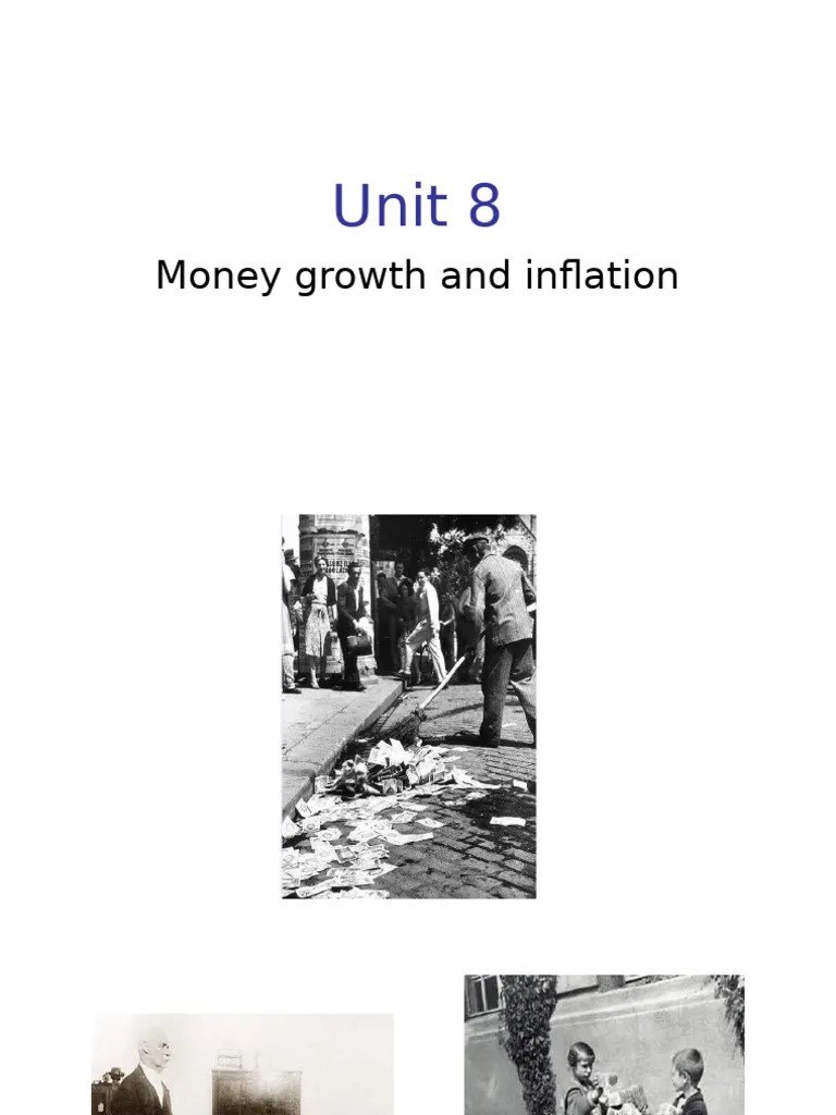 Unit 8 Money Growth And Inflation | PDF