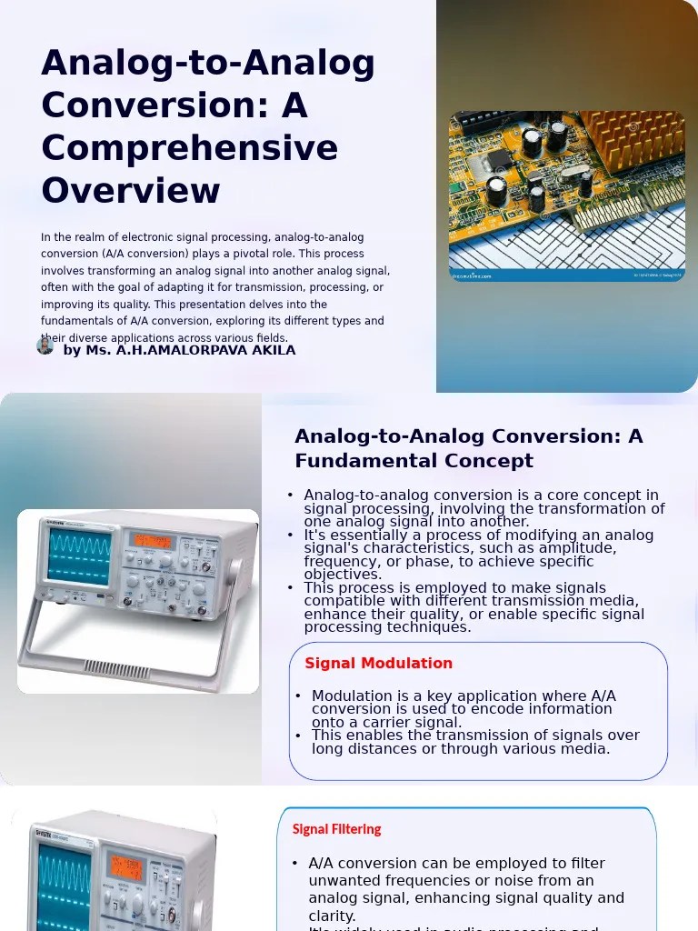 Analog To Analog Conversion | PDF