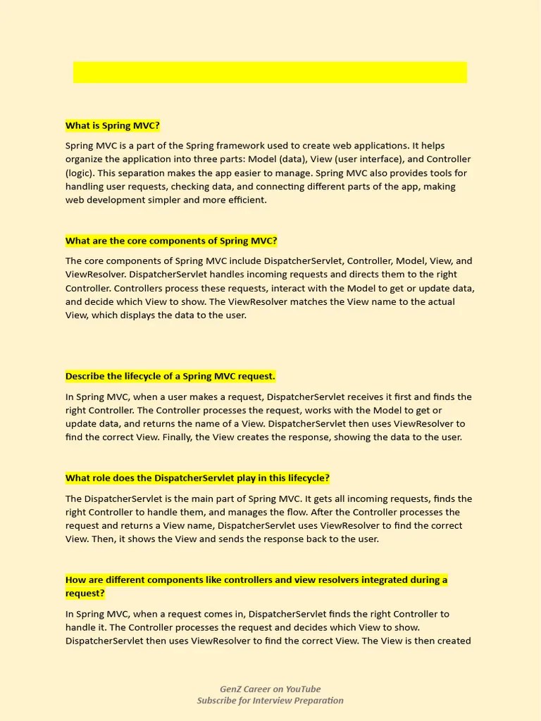 Step 8 - (Optional If Not Working On MVC) - Spring MVC Most Asked ...