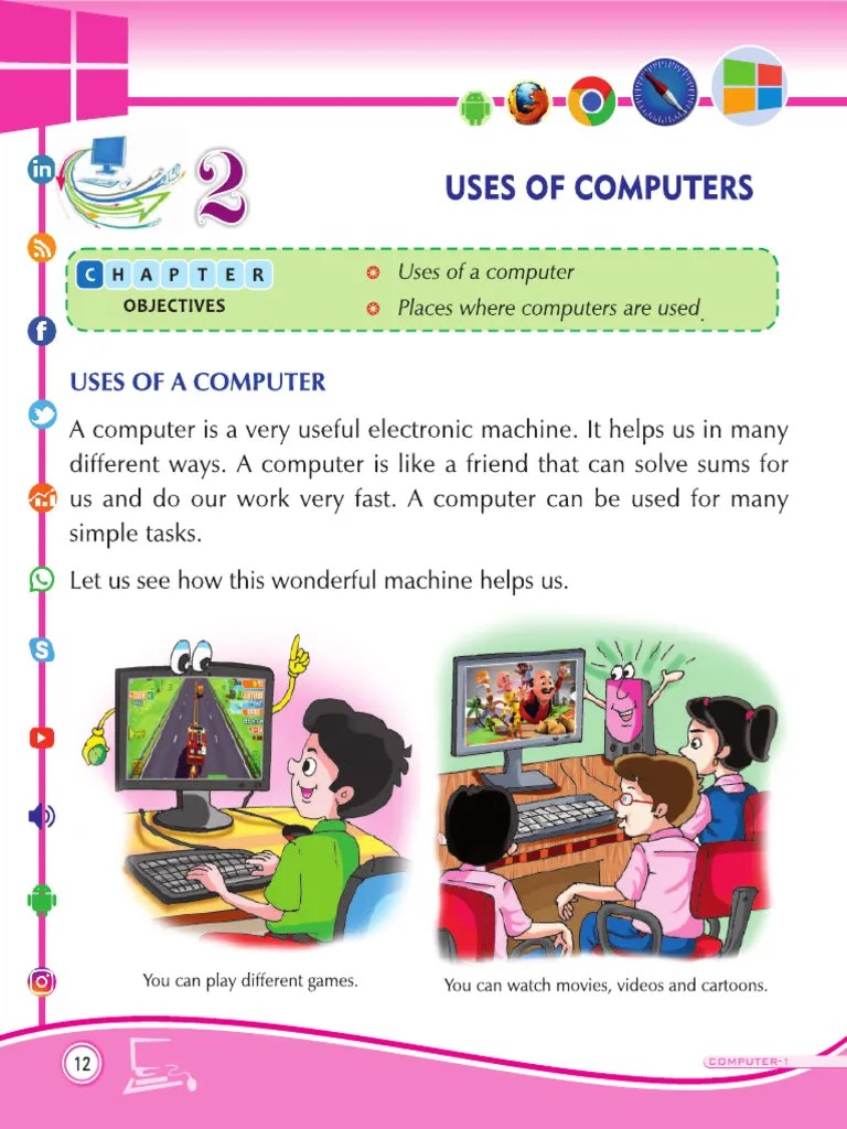 Computer Book Class1 Chapter2 | PDF