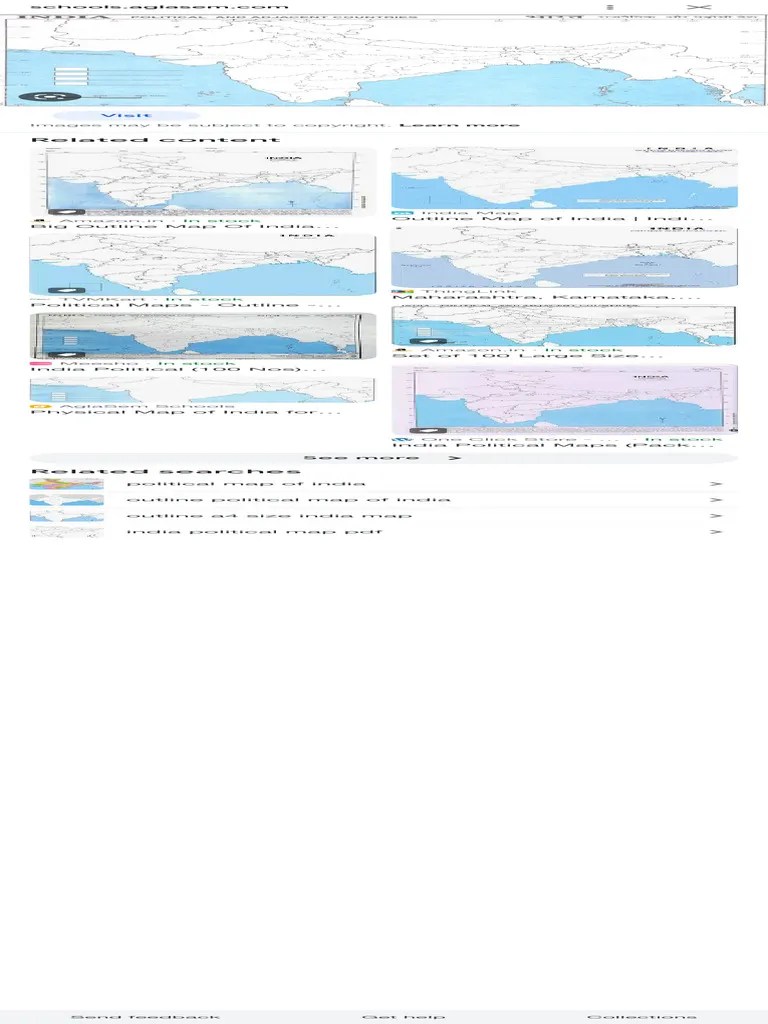India Political Map A4 Size PDF - Google Search | PDF