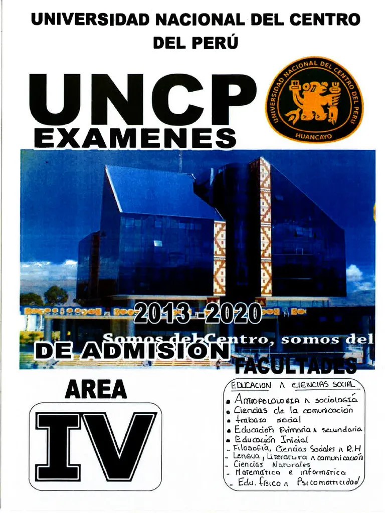 Uncp Area 4.examenes | PDF
