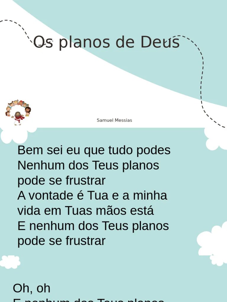 Os Planos De Deus - Samuel Messias | PDF