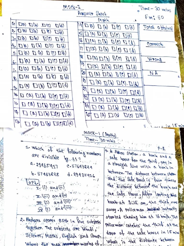 SSC CGL 2024 Mock-1 | PDF