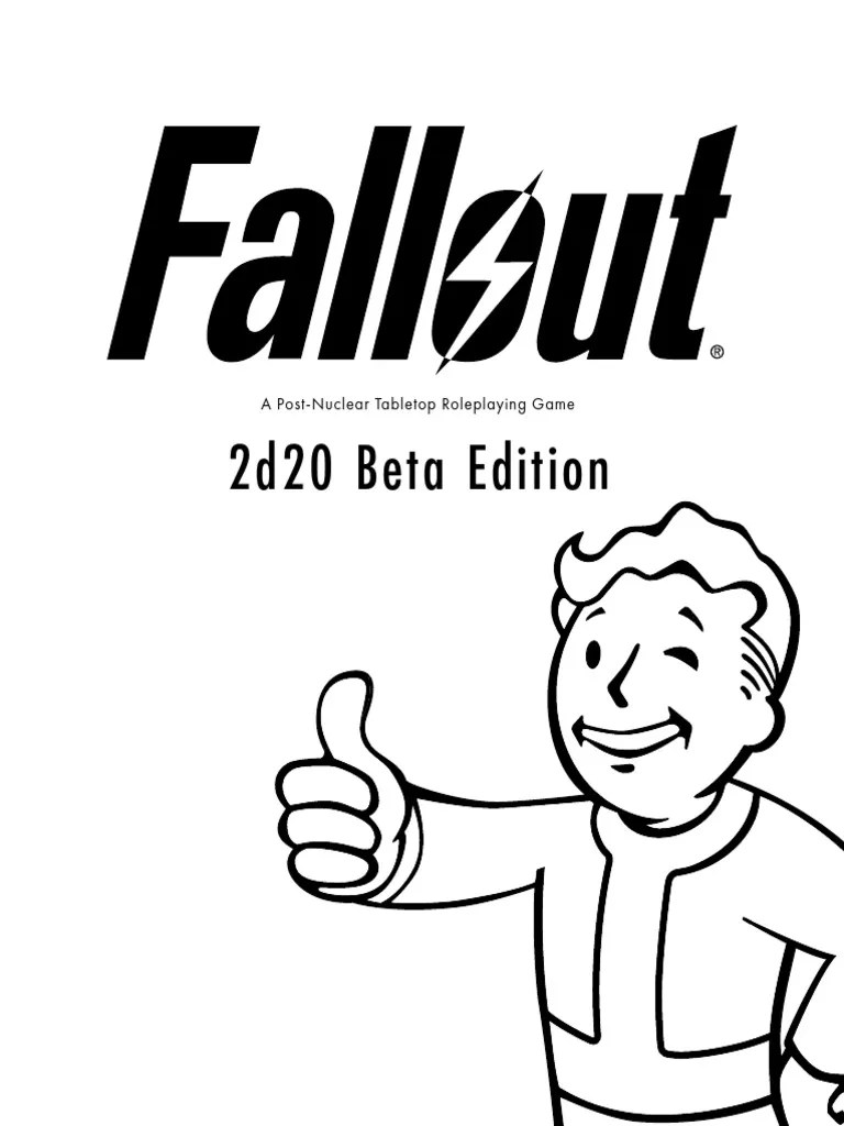Fallout 2d20 Characters | PDF