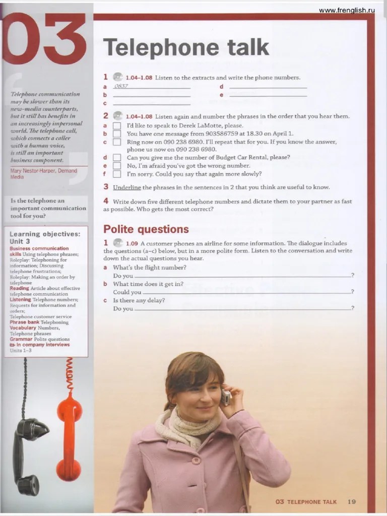 Business English - Telephoning | PDF