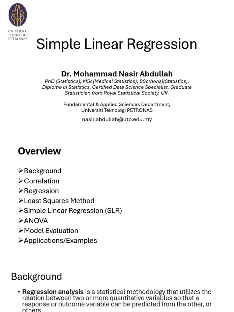 Simple+Linear+Regression | PDF