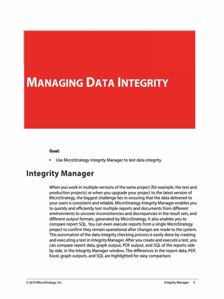 DataIntegrity | PDF