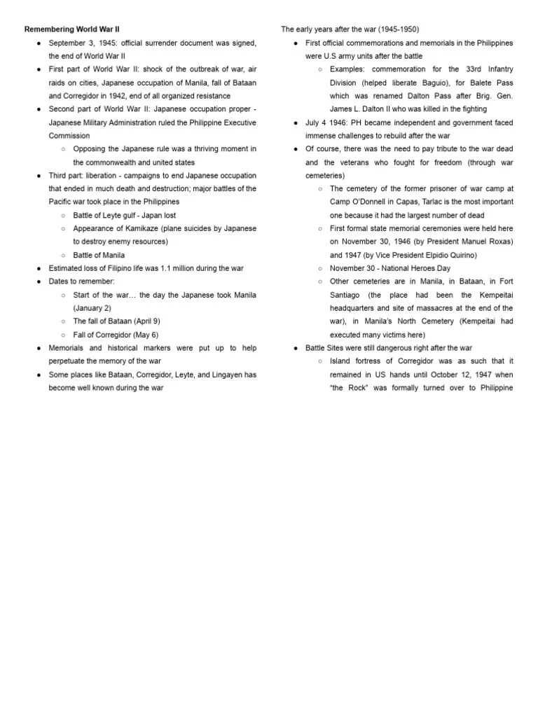 Remembering World War II | PDF