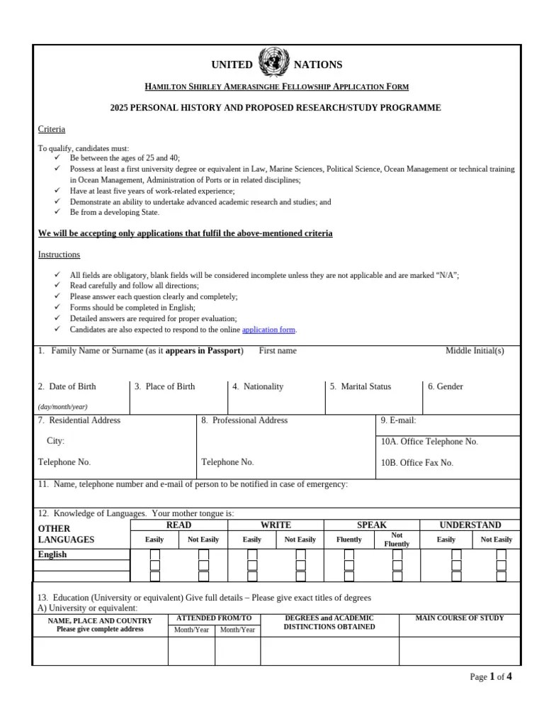2025 Hsa Application Form | PDF